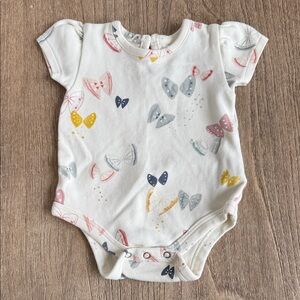 Pehr Butterfly Print Baby Onesie Size 0-3 Months